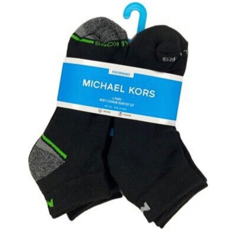 NWT MICHAEL KORS 6 Pairs Men’s Cushion Low Cut